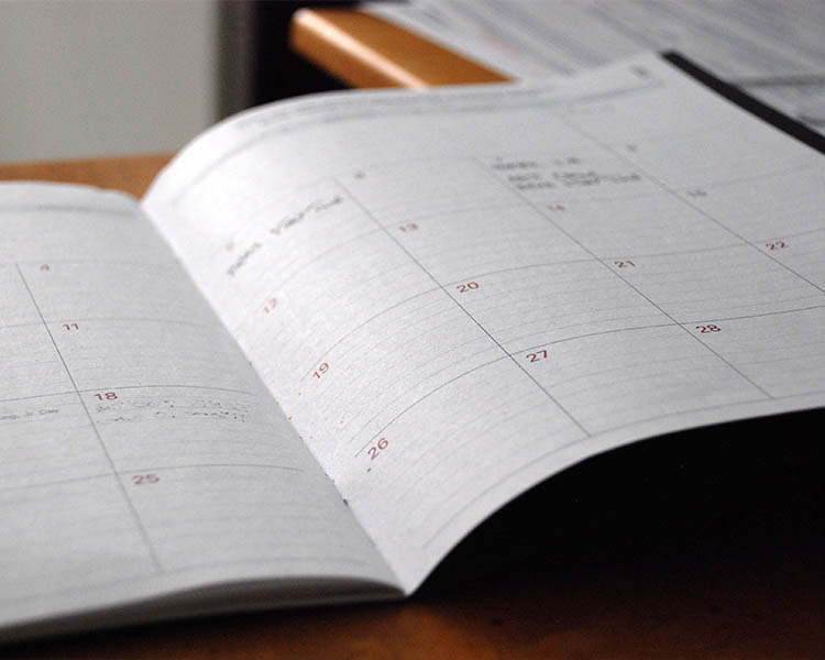 deadlines and timelines